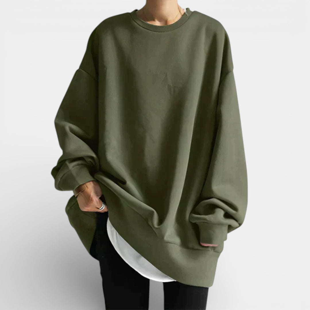 Franciszka – Oversize tunika-swetshirt