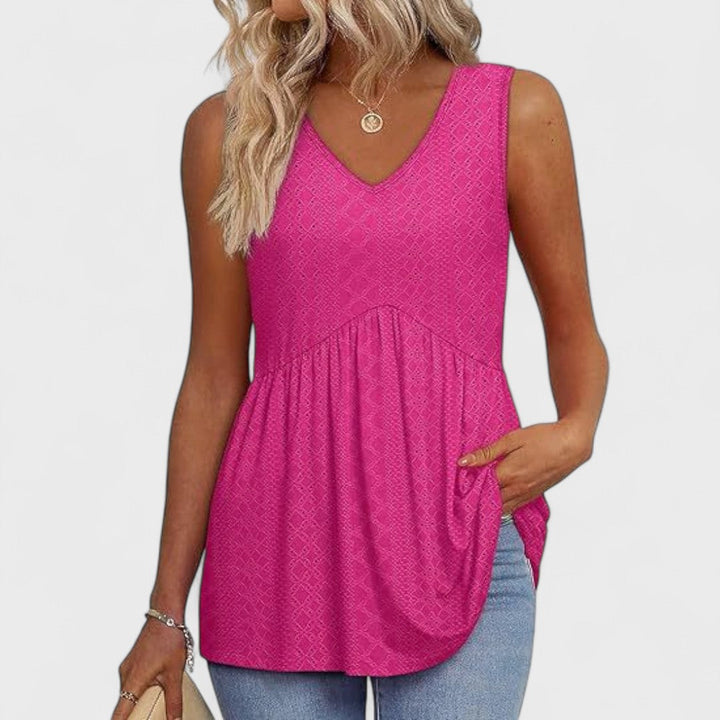 Elenor - Elegancki Casualowy Top na Co Dzień