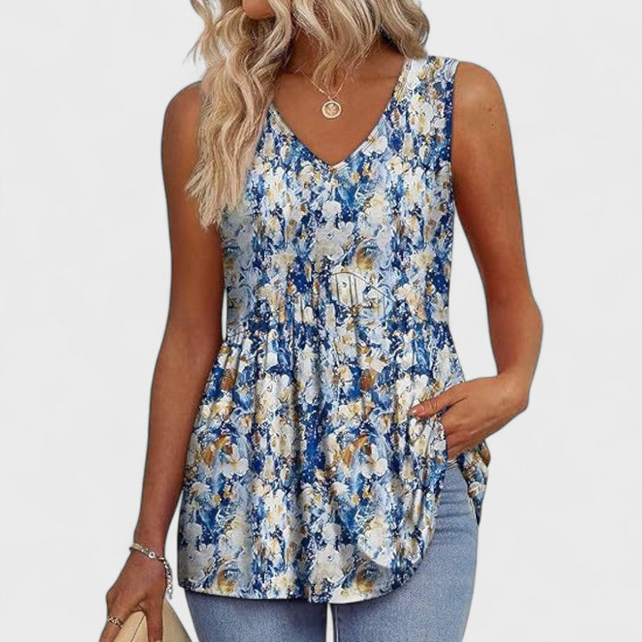 Elenor - Elegancki Casualowy Top na Co Dzień