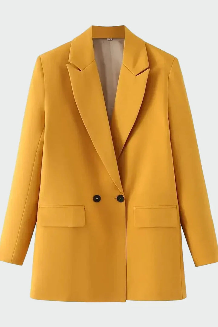 Helia - Oversize Kurtka z Nowoczesną Linią