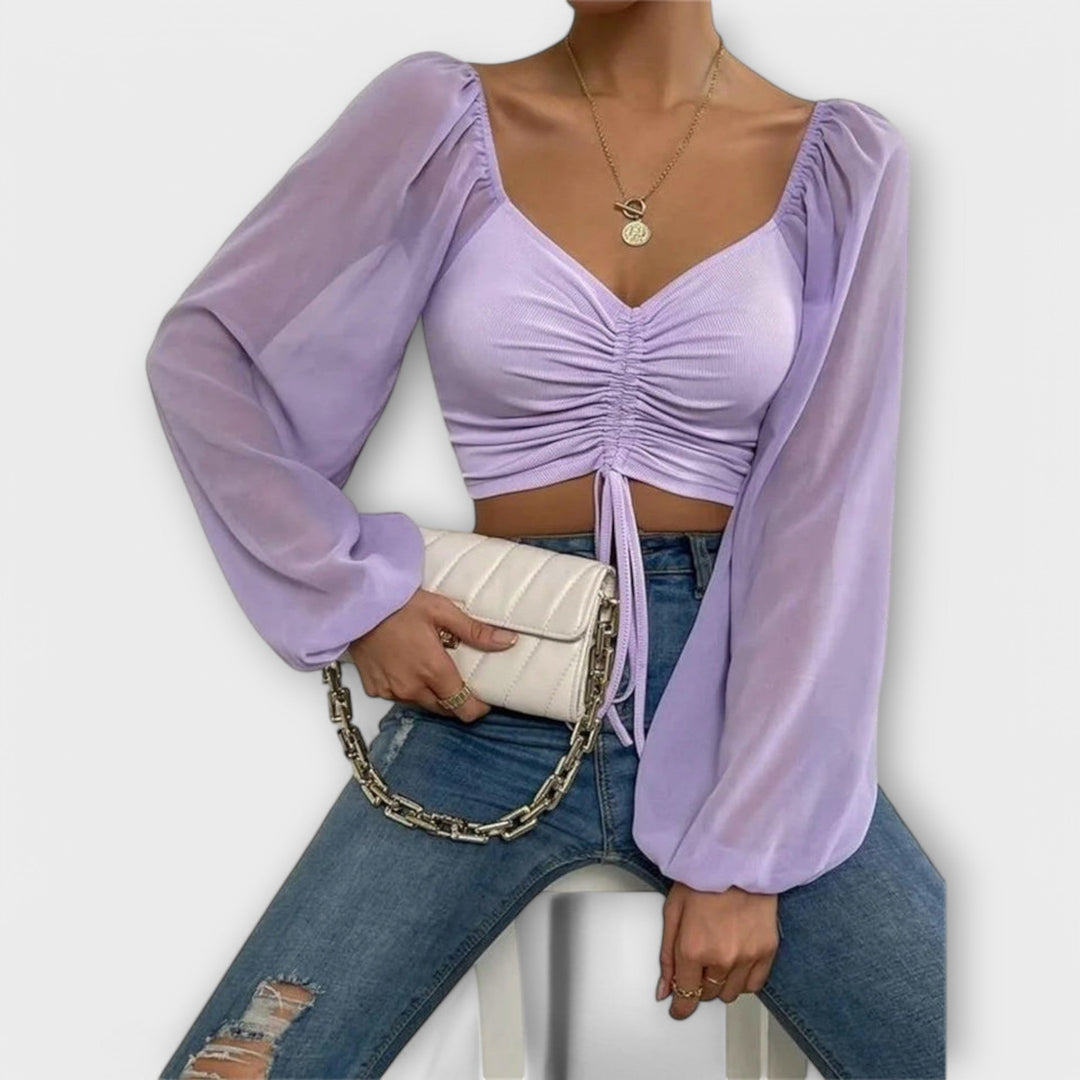 Jacqueline - Uniwersalna bluzka wieczorowa