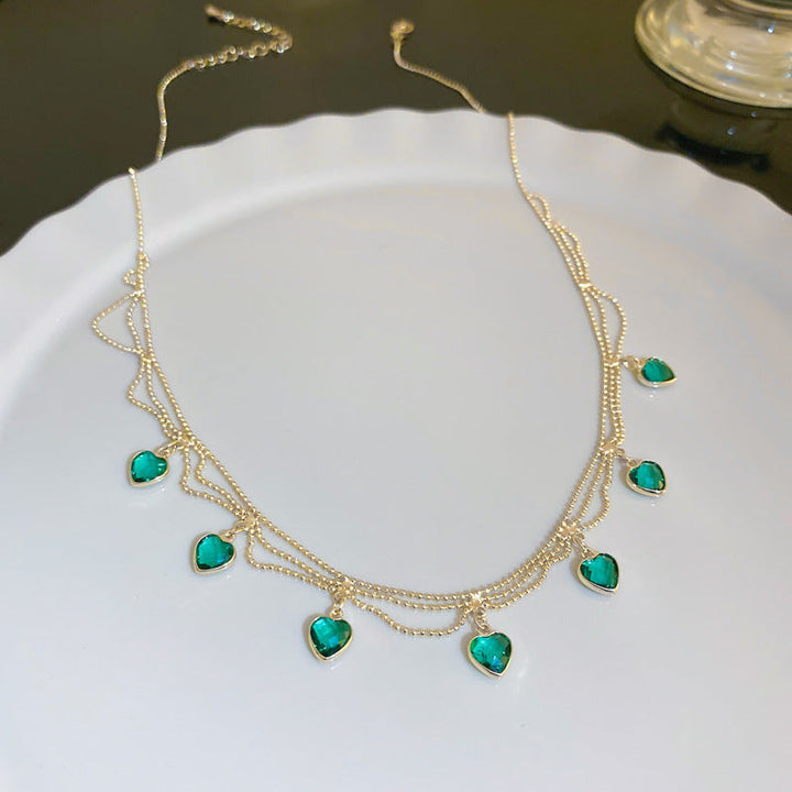 Naszyjnik w kształcie serca