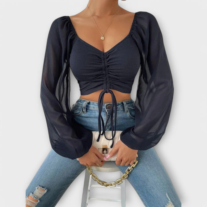 Jacqueline - Uniwersalna bluzka wieczorowa