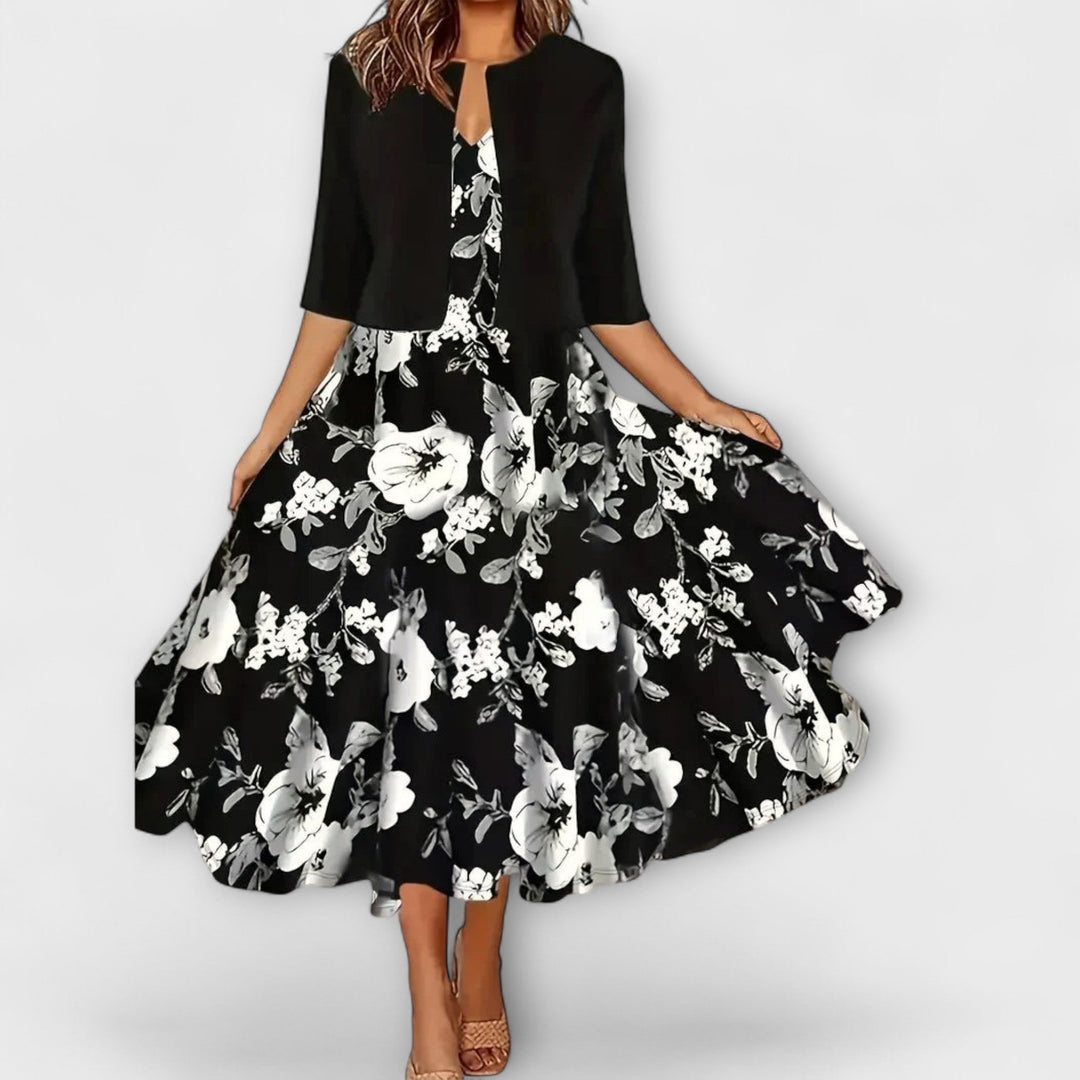 Damskie midi sukienki z blazerem