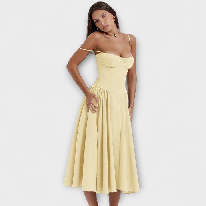 Rosalie - Elegancka sukienka koronkowa bez rękawów