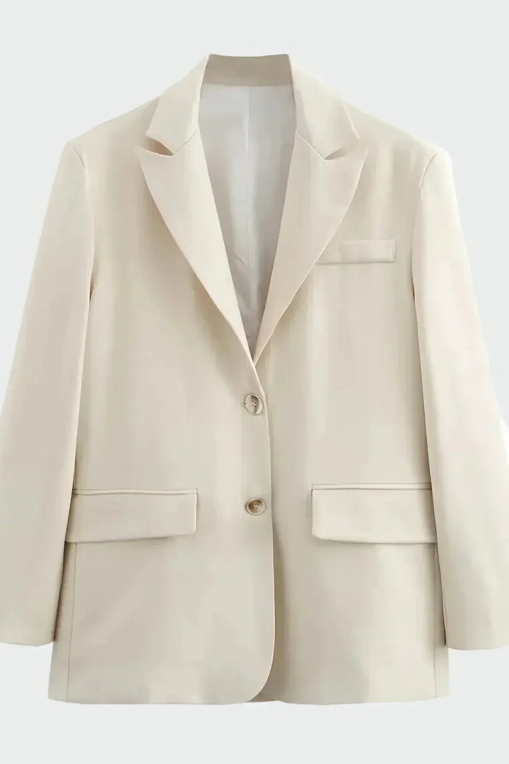 Helia - Oversize Kurtka z Nowoczesną Linią