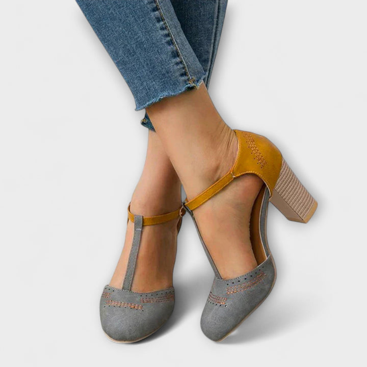 Viktorie Eleganckie Ortopedyczne Obcasy Komfortowe z Pamięcią