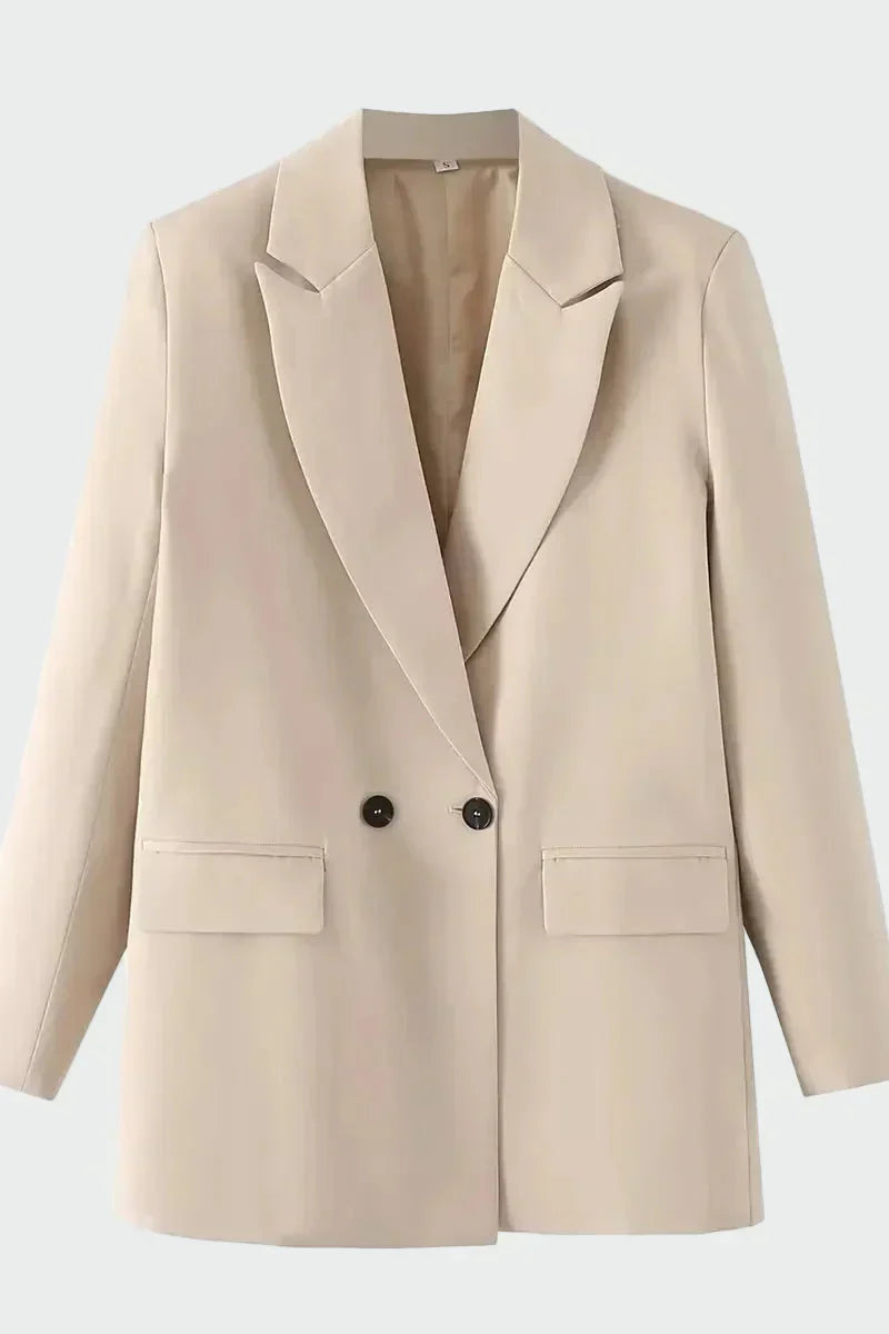 Helia - Oversize Kurtka z Nowoczesną Linią