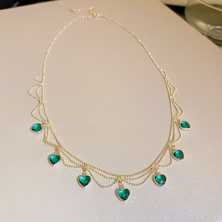 Naszyjnik w kształcie serca