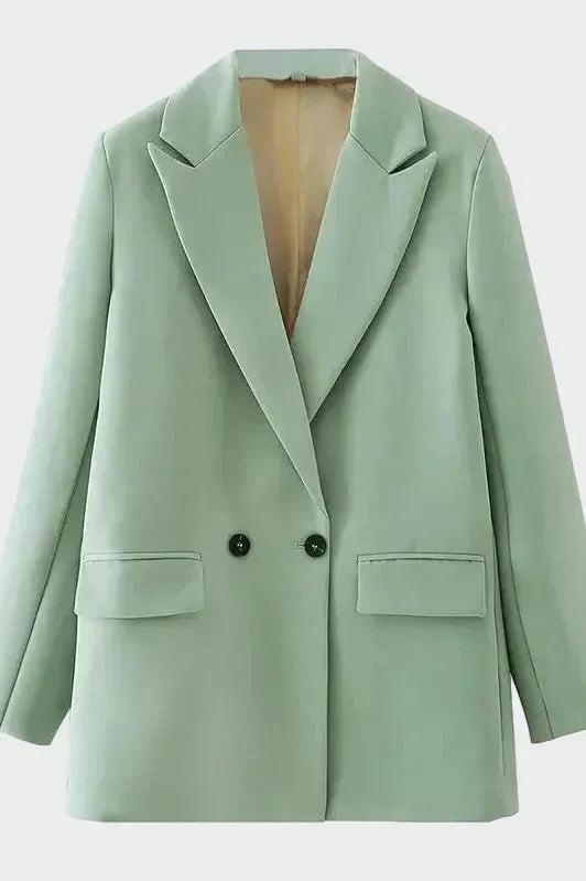 Helia - Oversize Kurtka z Nowoczesną Linią