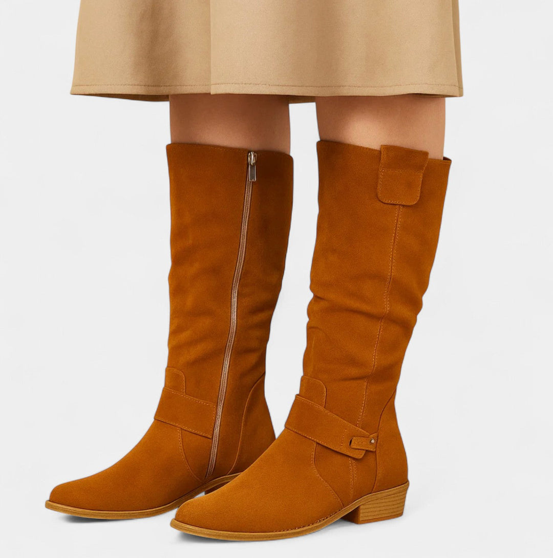 BelleVie – Eleganckie zamszowe kozaki