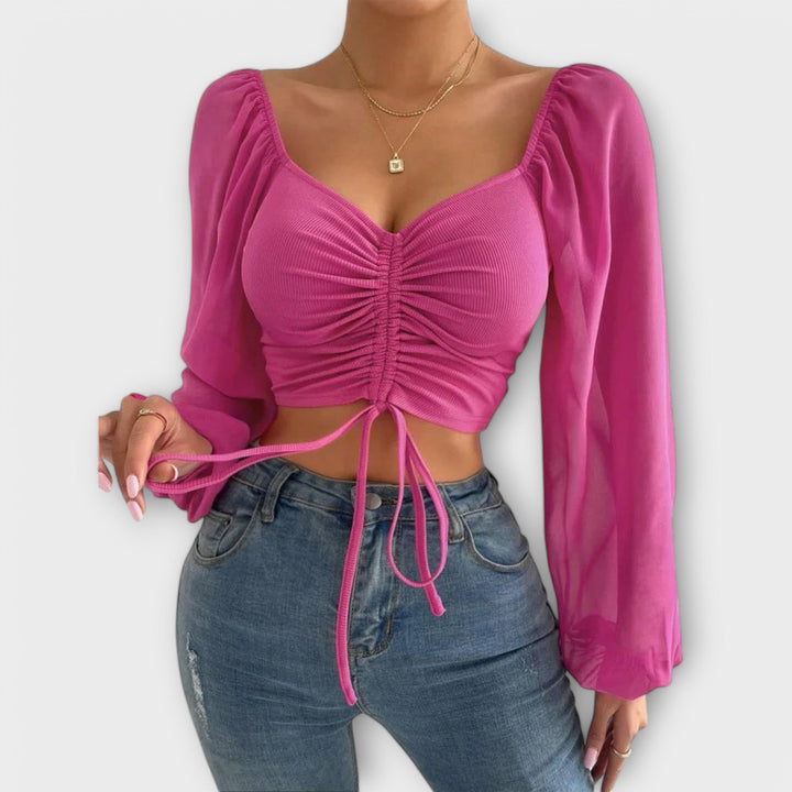 Jacqueline - Uniwersalna bluzka wieczorowa