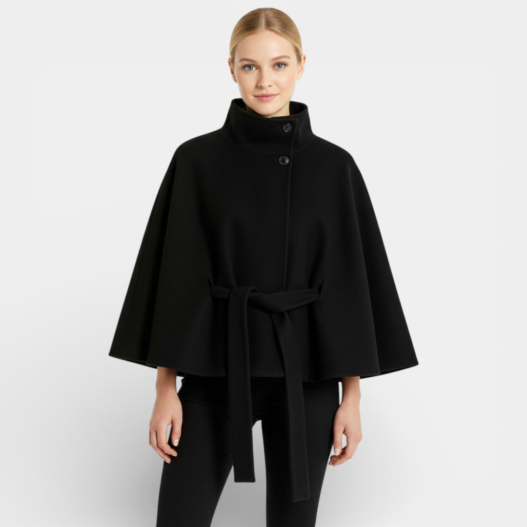 Agnieszka– Płaszcz damski z mieszanki wełny