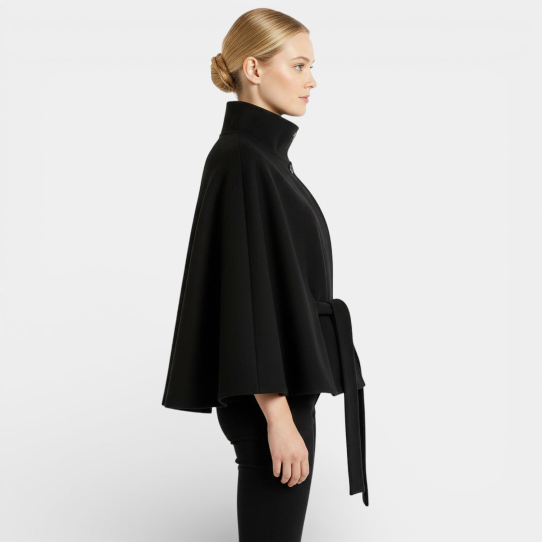 Agnieszka– Płaszcz damski z mieszanki wełny