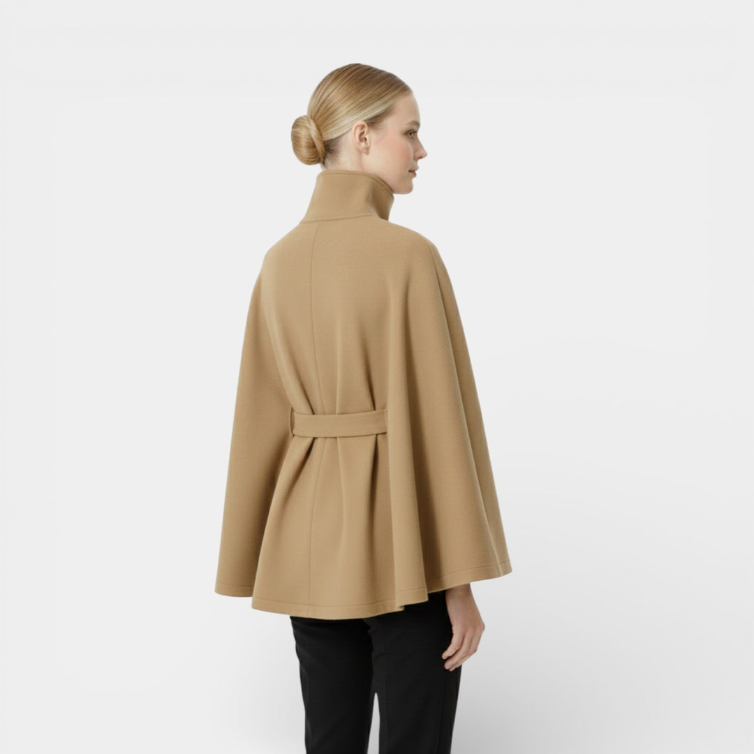 Agnieszka– Płaszcz damski z mieszanki wełny
