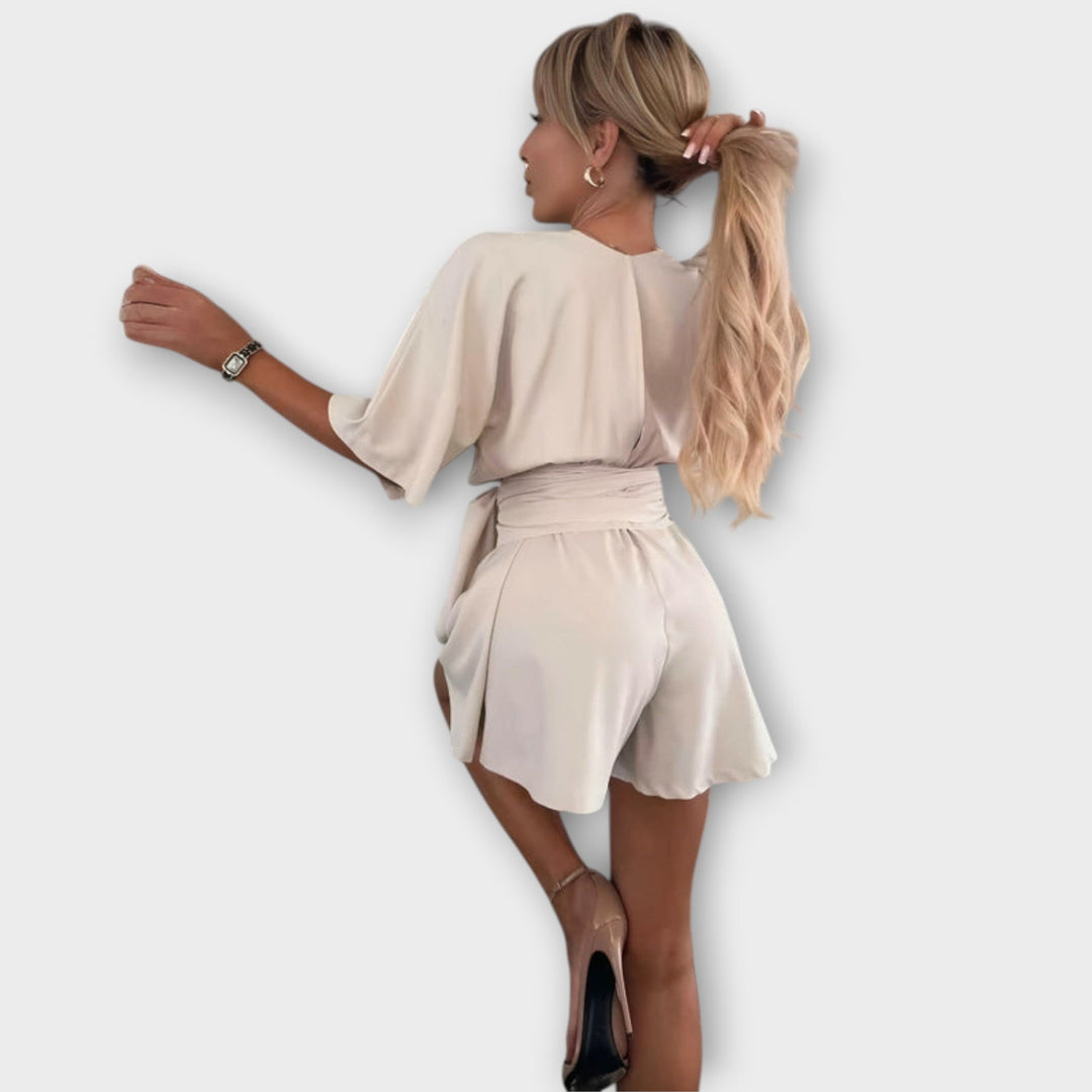 Mathilda - Stylowy dopasowany kombinezon