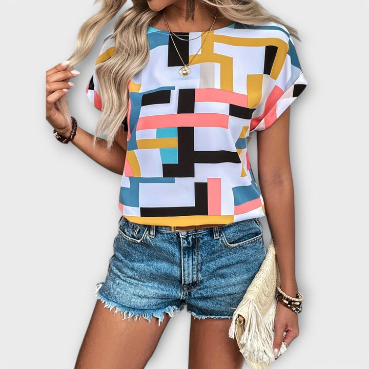 Chloe - Bluzka z krótkim rękawem