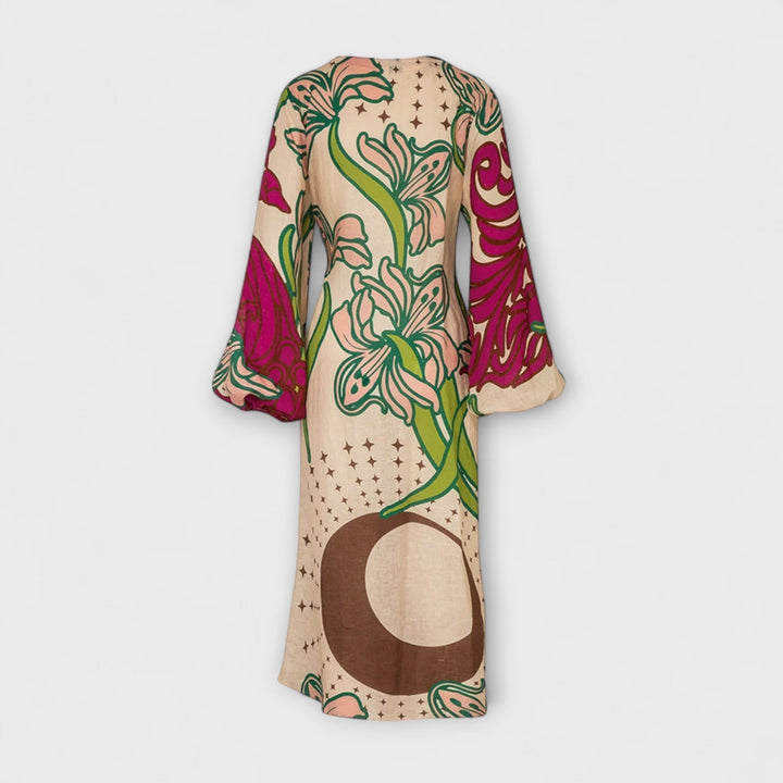 Tracey - Maxi sukienka z wiązaniem