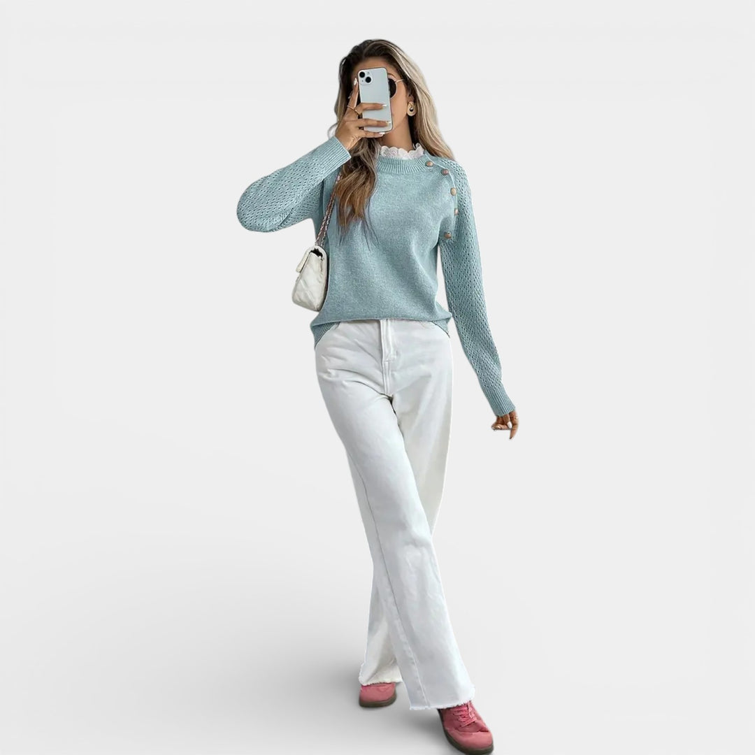 Czesława – Stylowy sweter dzianinowy