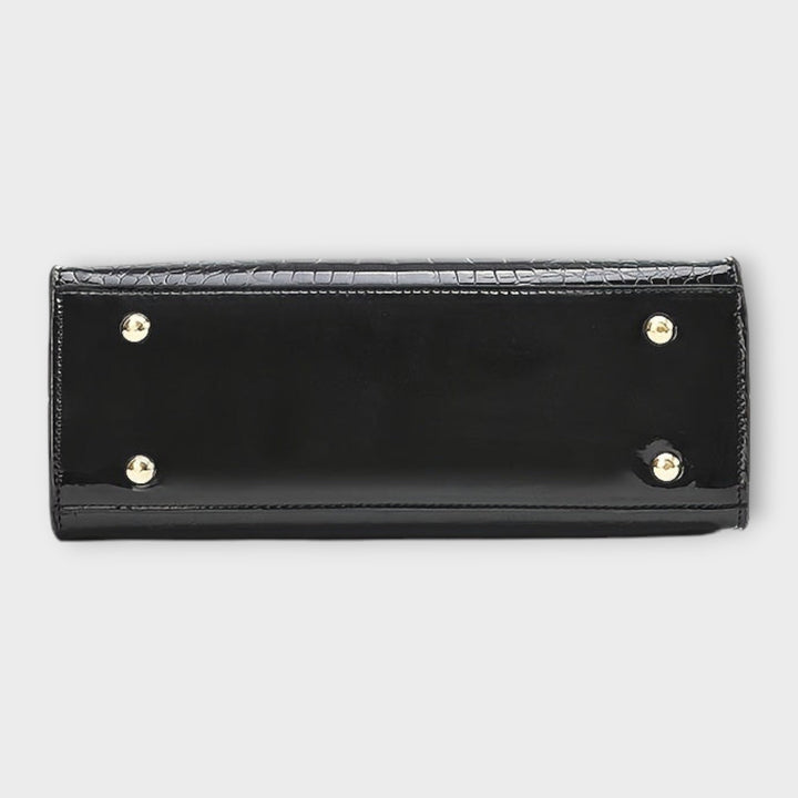 Cécile. - Lśniąca torebka w krokodyli wzór