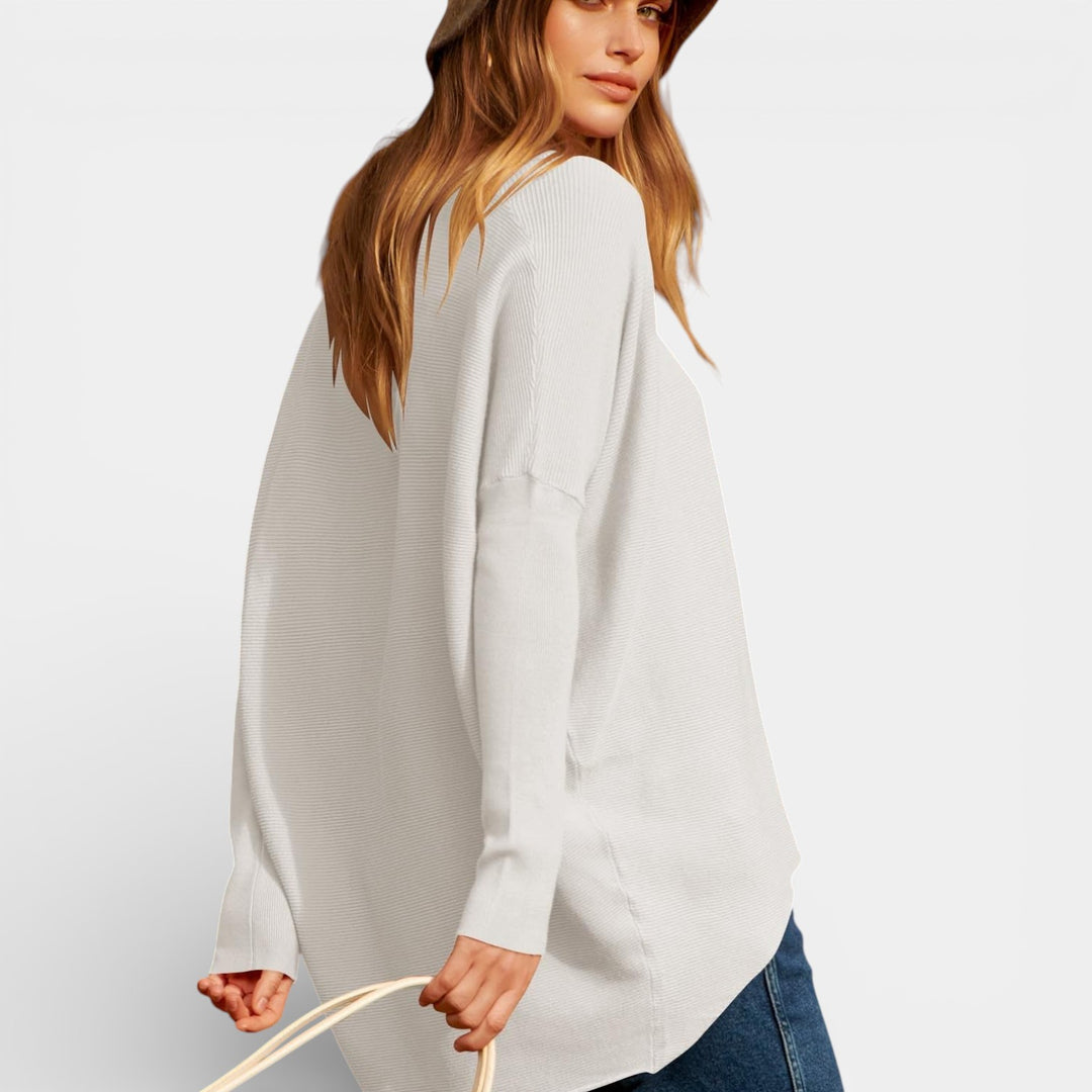 Ewa – Nieregularny sweter Dolman