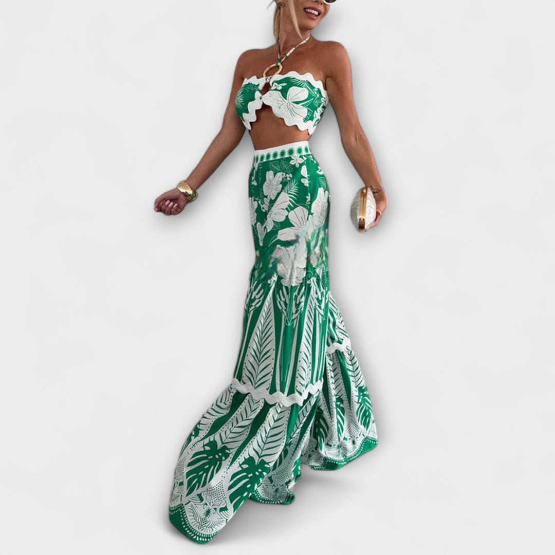 Zella - Zestaw pierścionków z falbanką Cassie