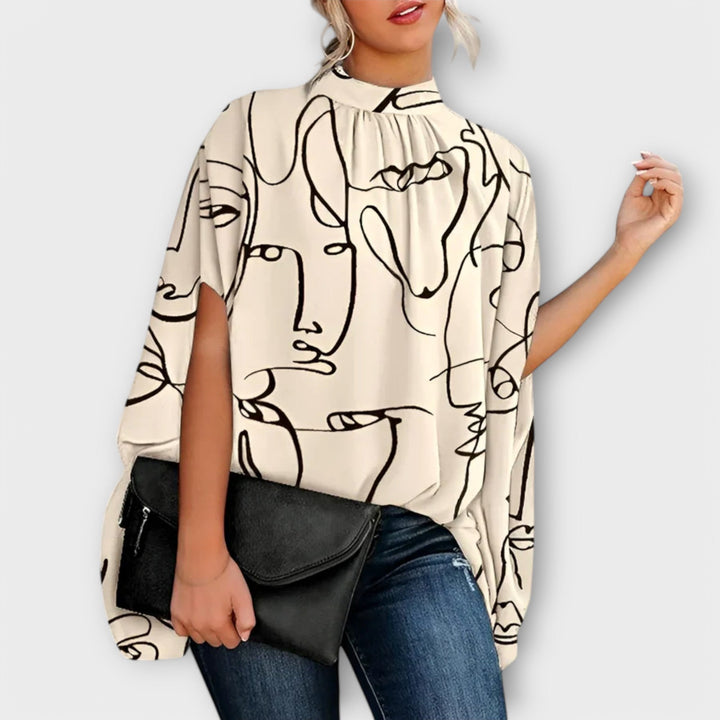 Jacqueline - Wielofunkcyjna bluzka wieczorowa