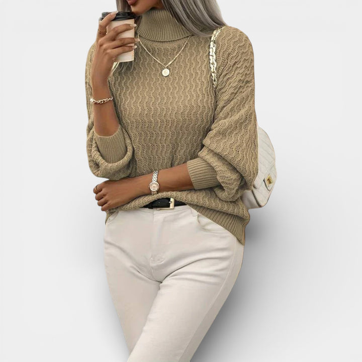 Lena – Strukturalny dzianinowy golf