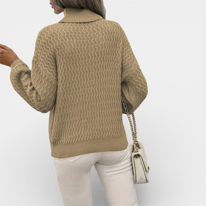 Lena – Strukturalny dzianinowy golf