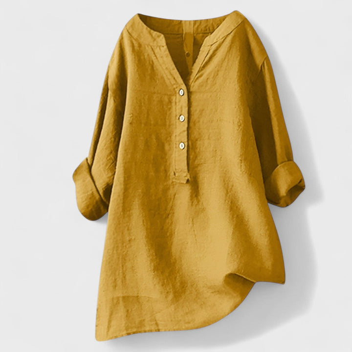 Freja - Wygodna Koszula z Guzikami