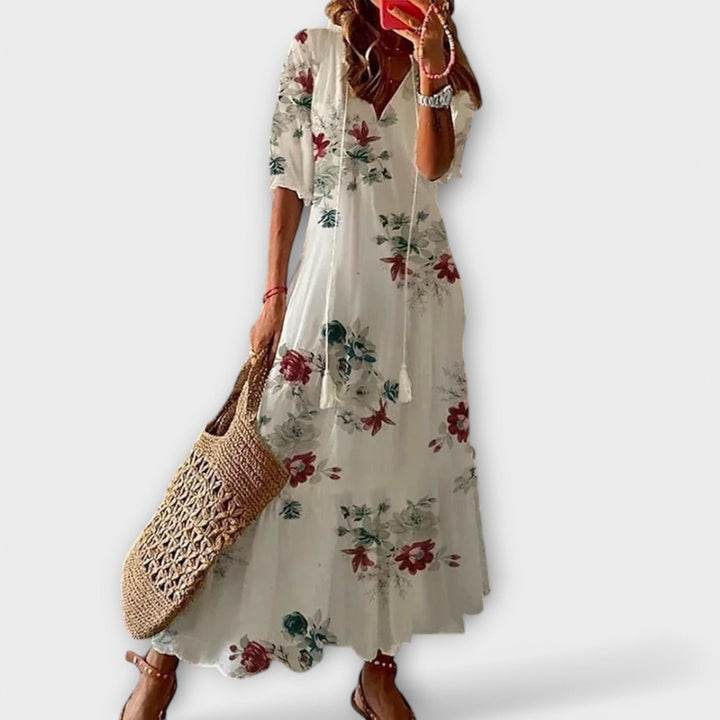 Bettina - Boho Maxi Sukienka